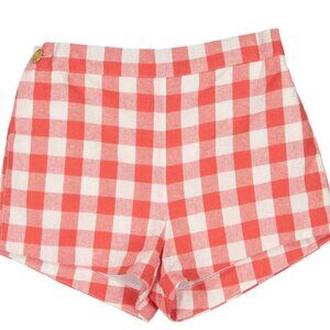 birnit petit checked cotton shorts size 12-18 Months